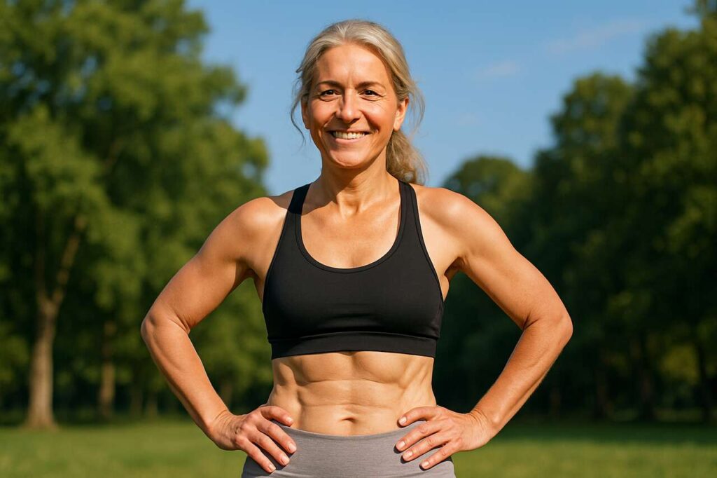 Über 50: Eine einfache Übung macht deinen Bauch straff